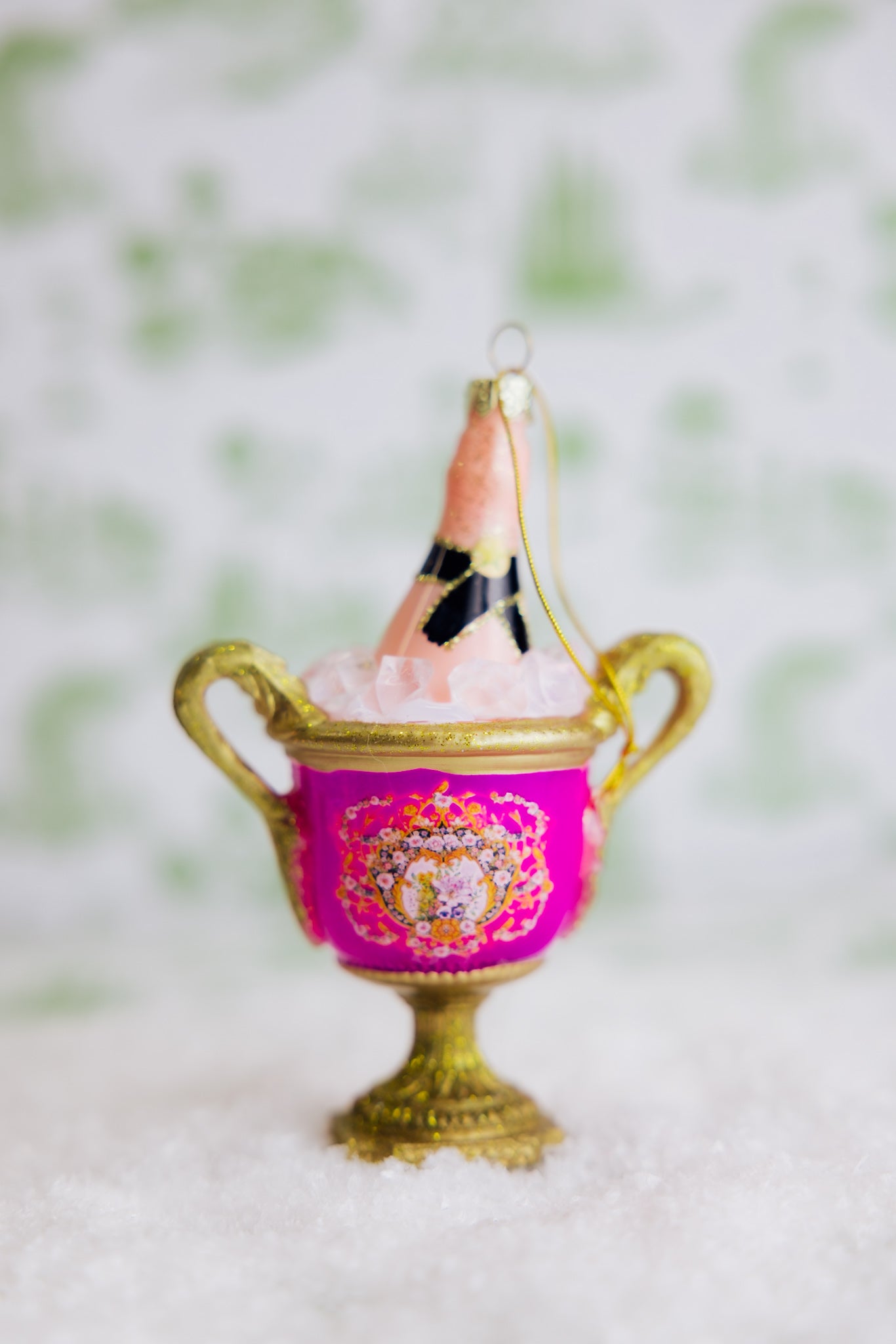 French Wine Bucket Ornament